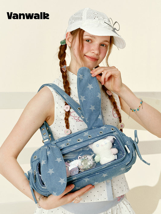 Vanwalk Gulugulu Bunny Ears Ita Shoulder Bag