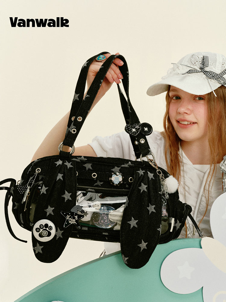 Vanwalk Gulugulu Bunny Ears Ita Shoulder Bag