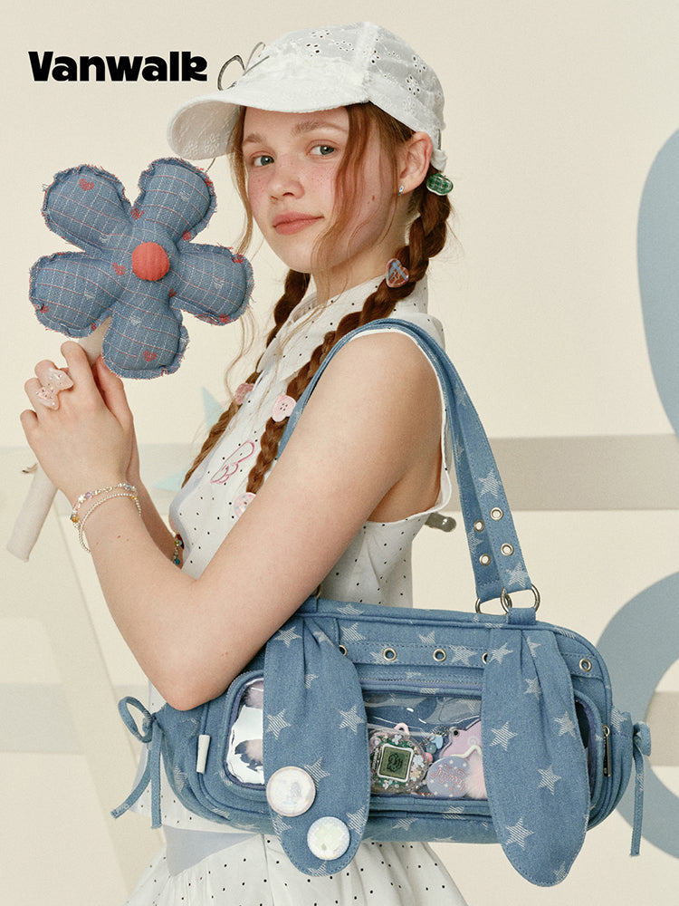 Vanwalk Gulugulu Bunny Ears Ita Shoulder Bag