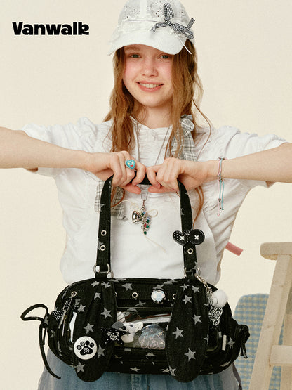 Vanwalk Gulugulu Bunny Ears Ita Shoulder Bag