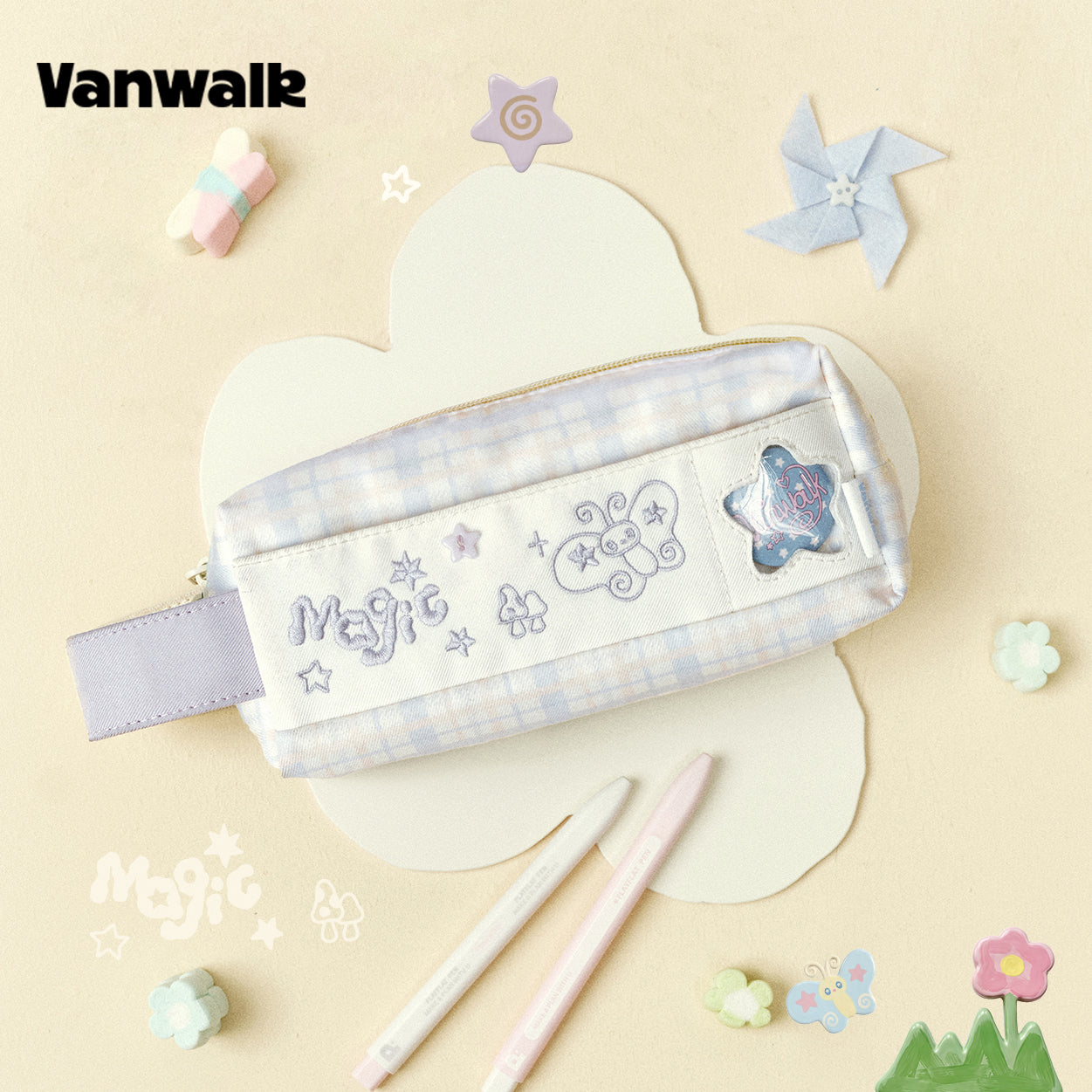 Vanwalk Gulugulu Cartoon Magic Pencil Case