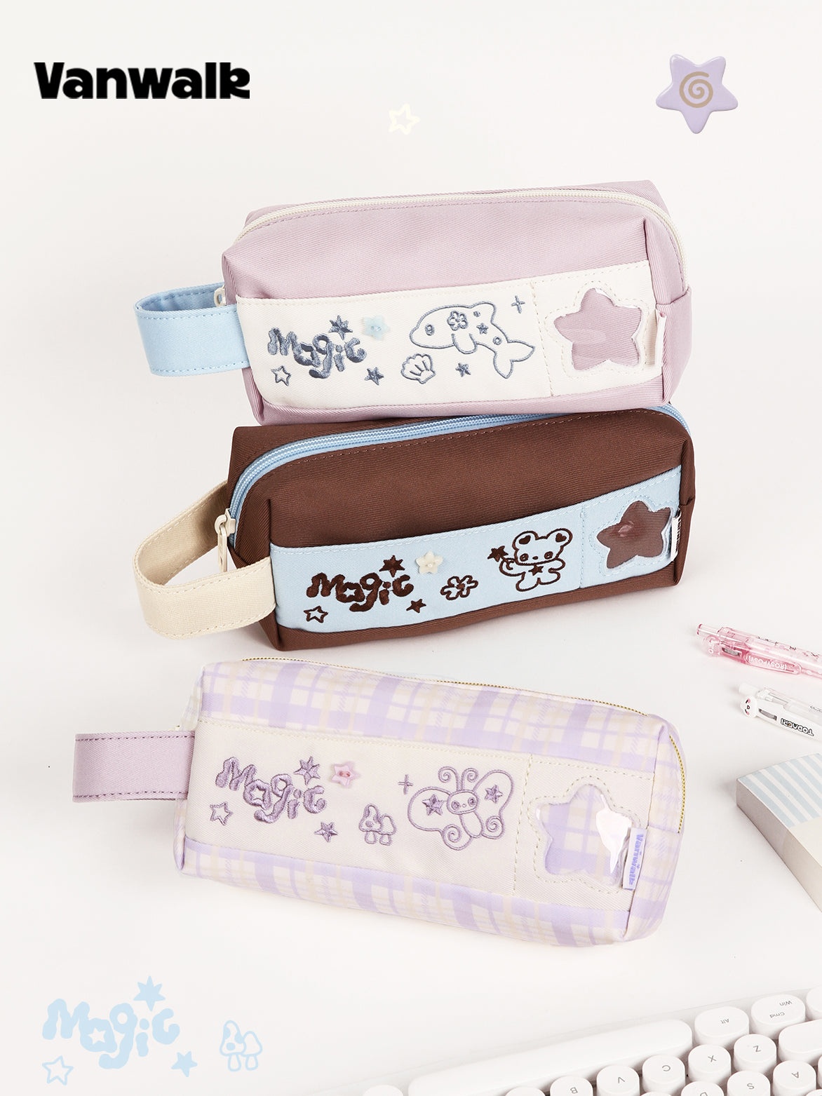 Vanwalk Gulugulu Cartoon Magic Pencil Case