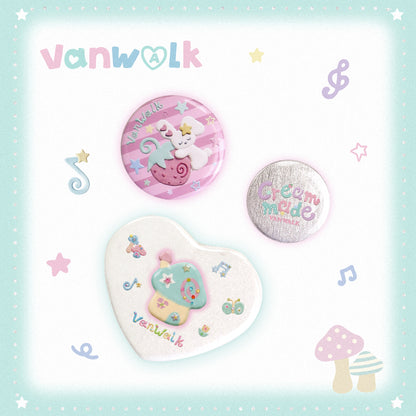 Vanwalk Gulugulu Cartoon Pin Badge