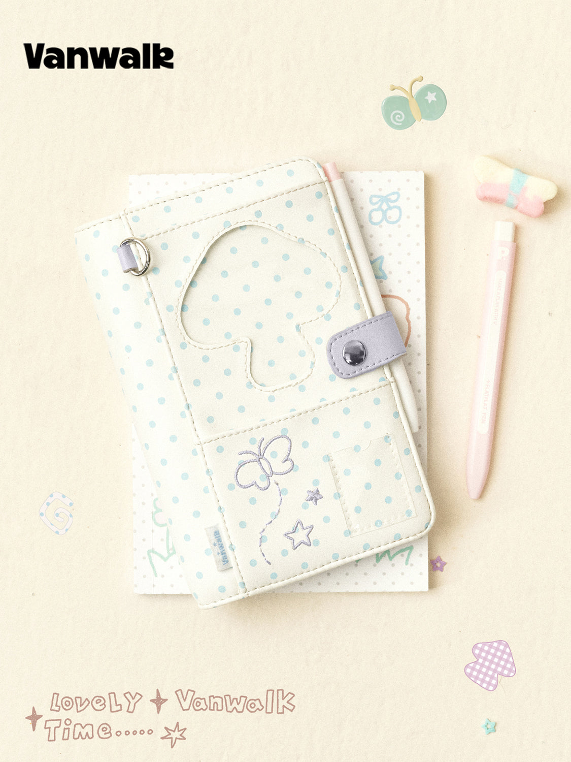 Vanwalk Gulugulu Cute Cartoon Ring Binder