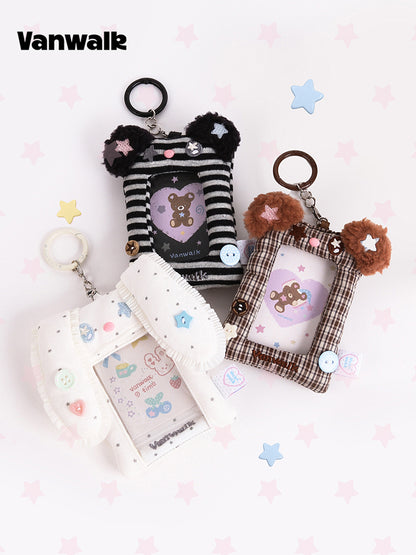 Vanwalk Gulugulu Cute Plush Doll Card Holder