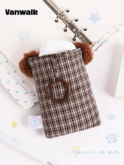 Vanwalk Gulugulu Cute Plush Doll Card Holder