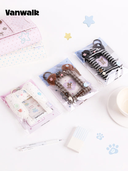 Vanwalk Gulugulu Cute Plush Doll Card Holder