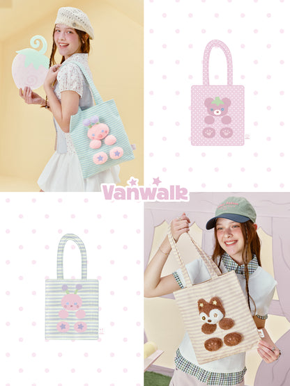 Vanwalk Gulugulu Cute Plush Doll Shoulder Bag