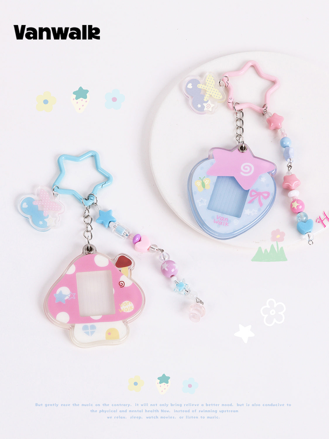 Vanwalk Gulugulu Dopamine Acrylic Photo Keychain