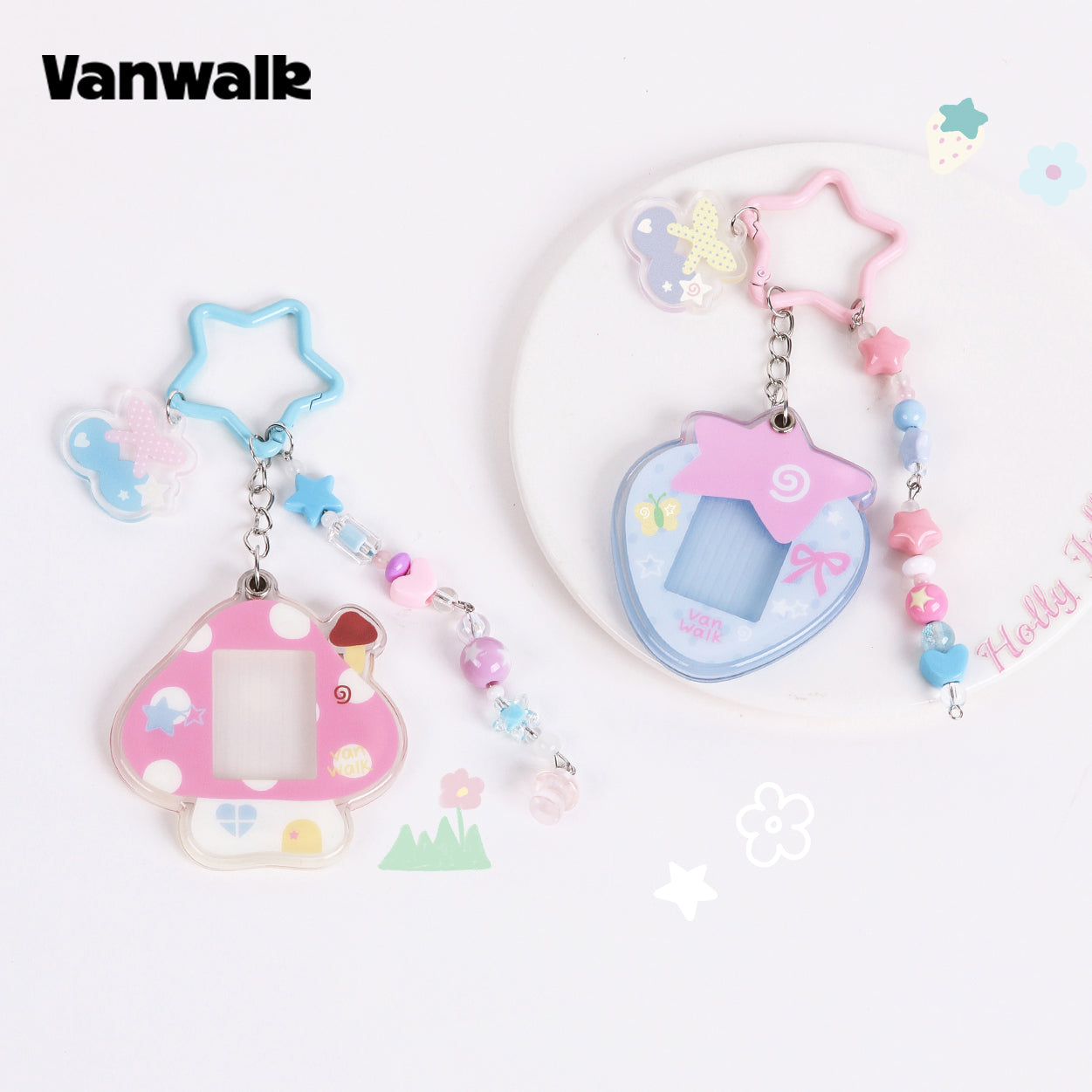 Vanwalk Gulugulu Dopamine Acrylic Photo Keychain