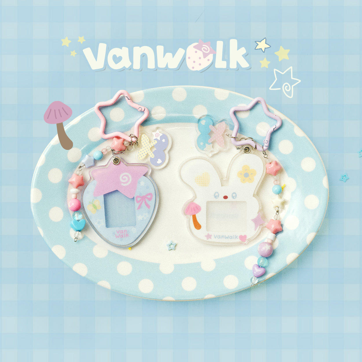 Vanwalk Gulugulu Dopamine Acrylic Photo Keychain