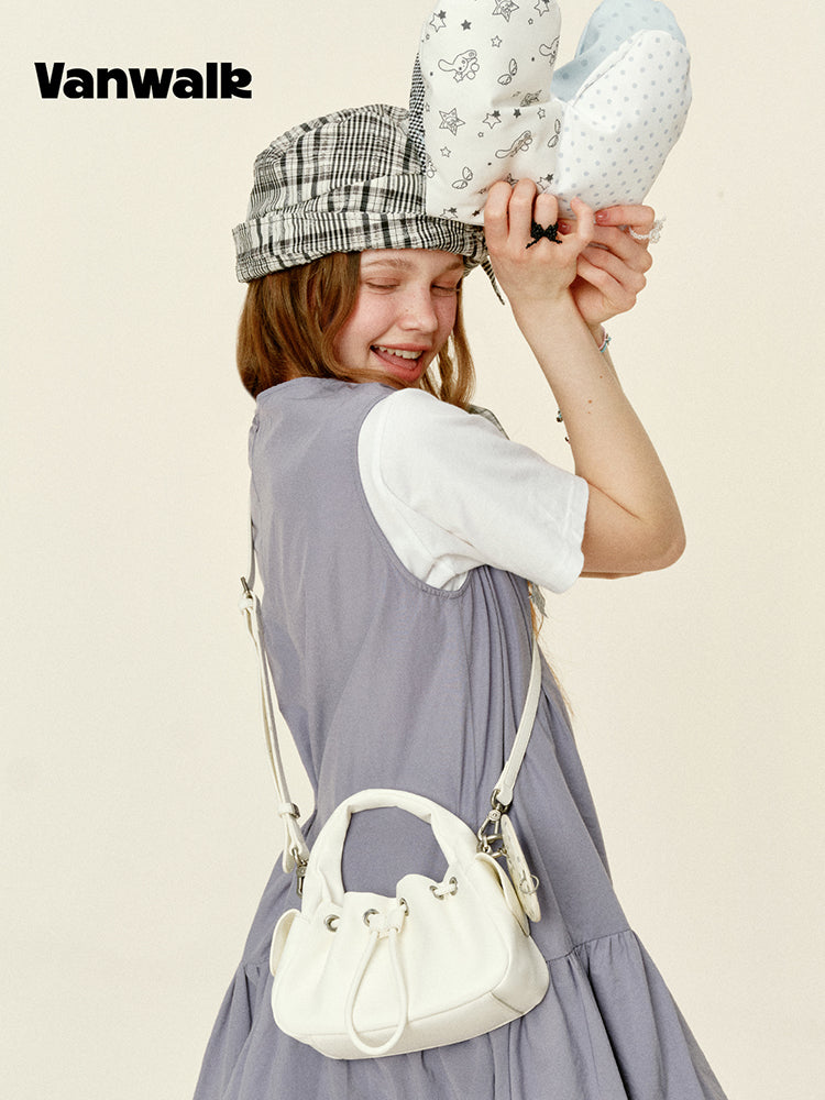 Vanwalk Gulugulu Macaron Drawstring Cloud Handbag