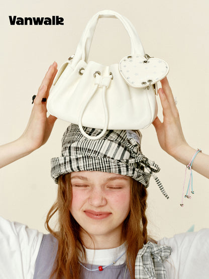 Vanwalk Gulugulu Macaron Drawstring Cloud Handbag