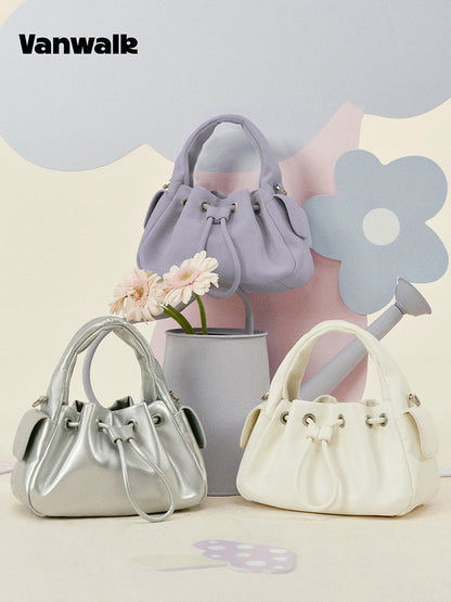 Vanwalk Gulugulu Macaron Drawstring Cloud Handbag