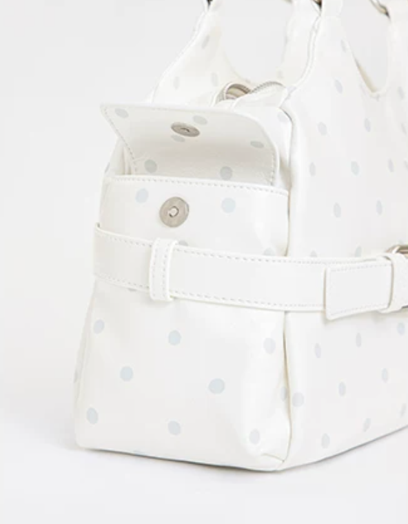 Vanwalk Gulugulu Polka Dots Moto Shoulder Bag