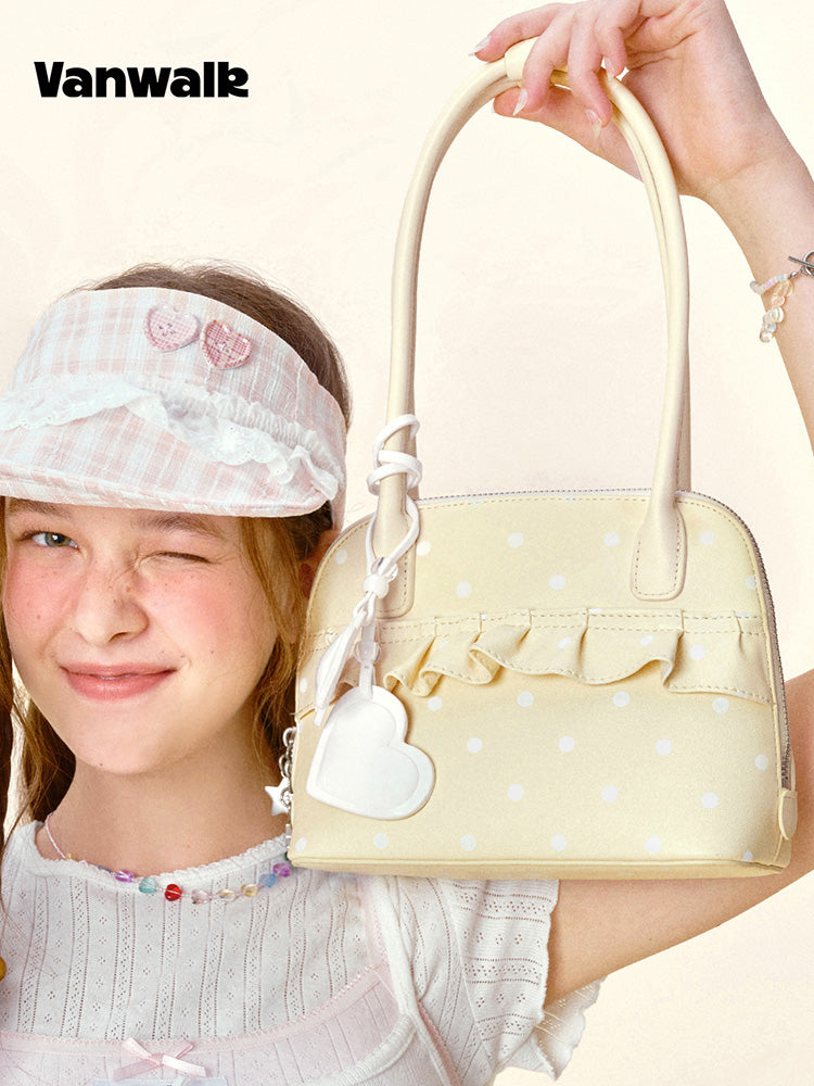 Vanwalk Gulugulu Ruffle Shell Shoulder Bag