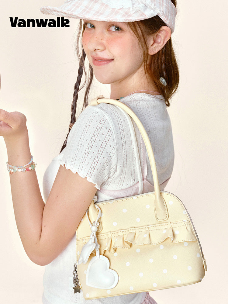 Vanwalk Gulugulu Ruffle Shell Shoulder Bag