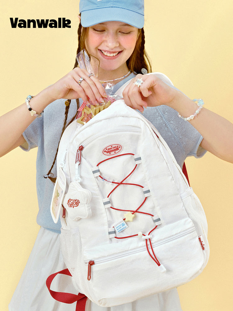 Vanwalk Gulugulu Star Tie-Strap Large Backpack