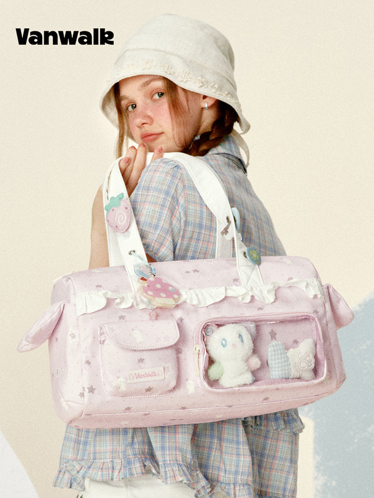 Vanwalk Gulugulu Strawberry Yogurt Ita Shoulder Bag