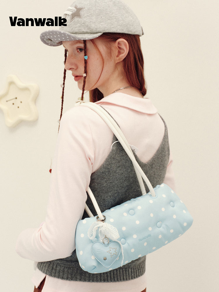 Vanwalk Handbook House Series Cloud Puff Shoulder Bag | Bag | Three Fleas