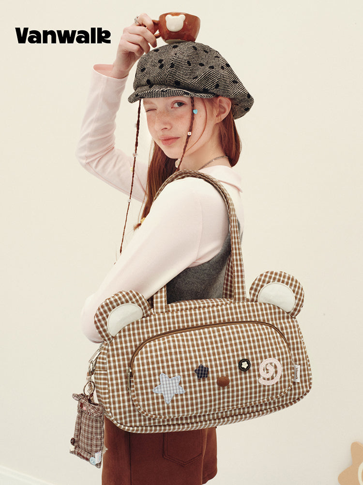 Vanwalk Journal House Cute Animal Ears Tote Bag | Bag | Three Fleas