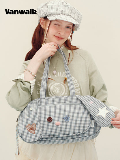 Vanwalk Journal House Cute Animal Ears Tote Bag | Bag | Three Fleas