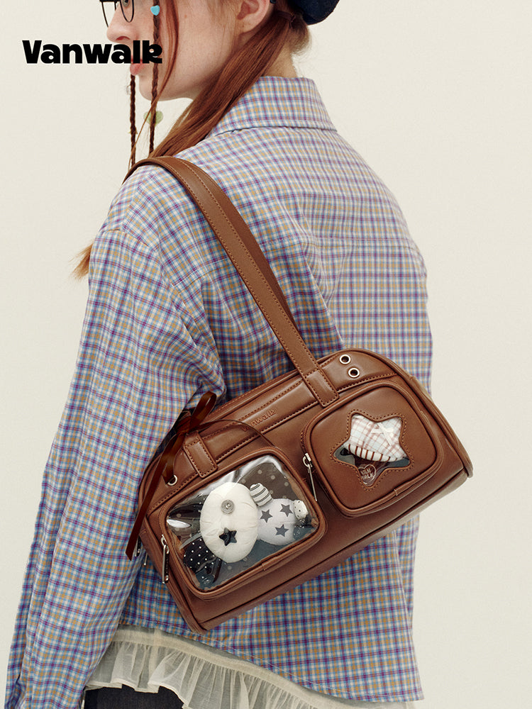 Vanwalk Journal House Cute Ita Shoulder Bag