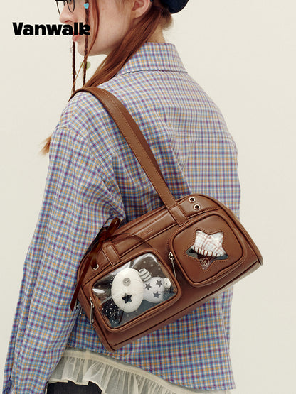 Vanwalk Journal House Cute Ita Shoulder Bag