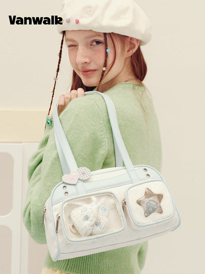 Vanwalk Journal House Cute Ita Shoulder Bag