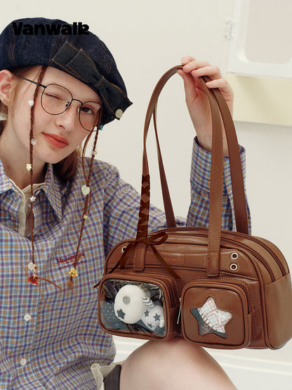 Vanwalk Journal House Cute Ita Shoulder Bag