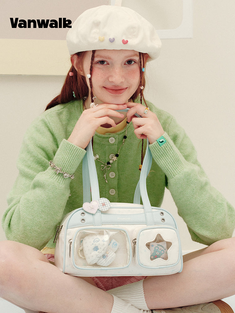 Vanwalk Journal House Cute Ita Shoulder Bag