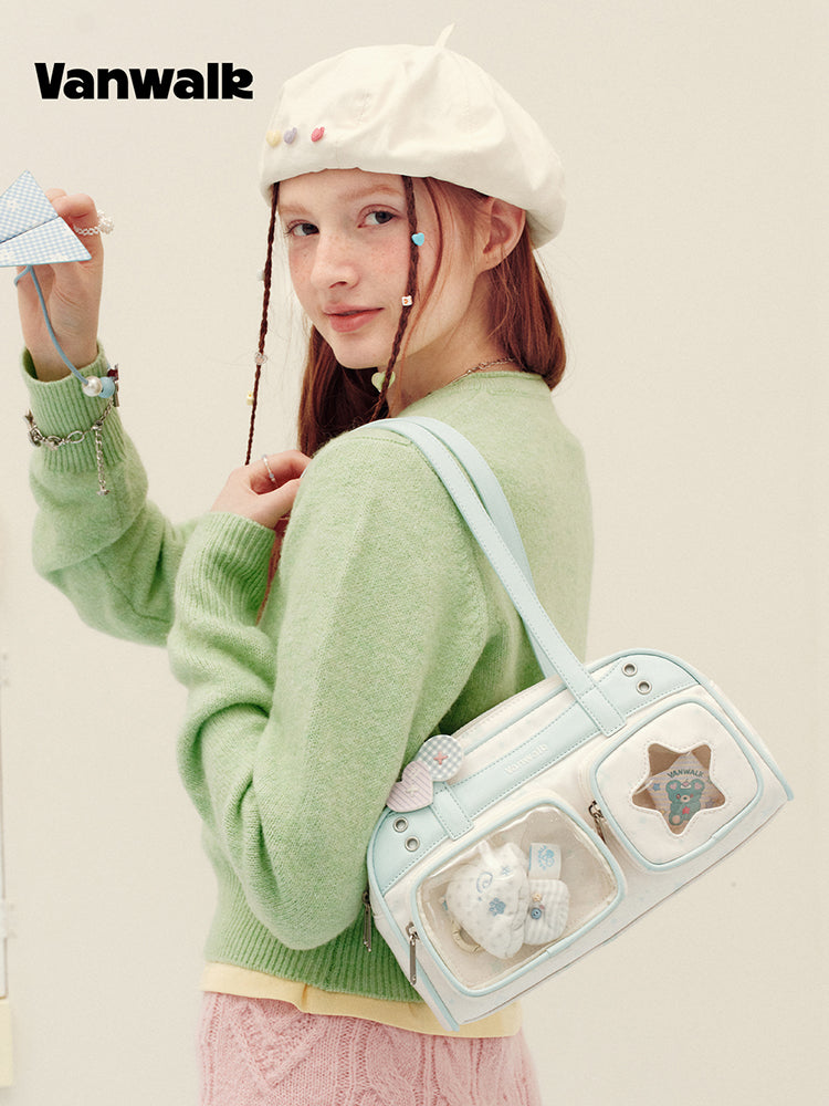Vanwalk Journal House Cute Ita Shoulder Bag