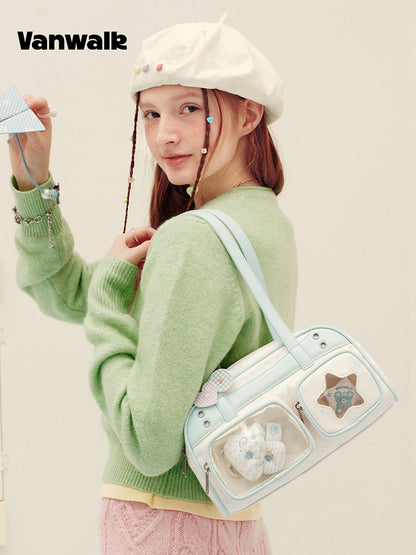 Vanwalk Journal House Cute Ita Shoulder Bag