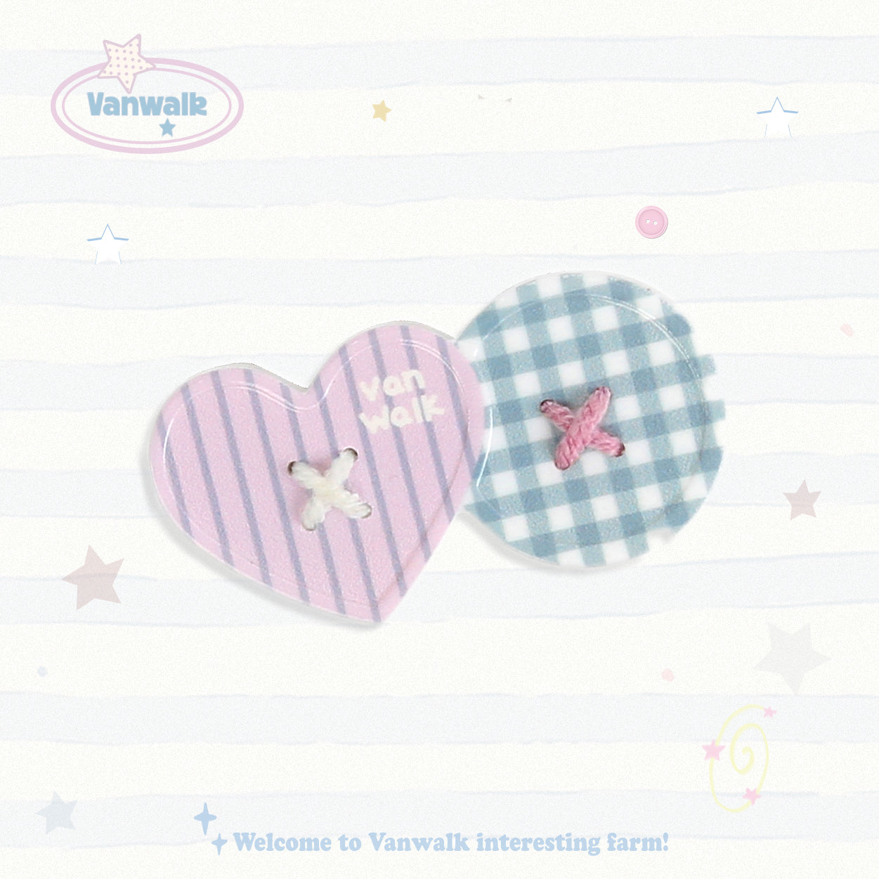 Vanwalk Journal House Dopamine Color Hair Clips | Hair Accessories | Three Fleas