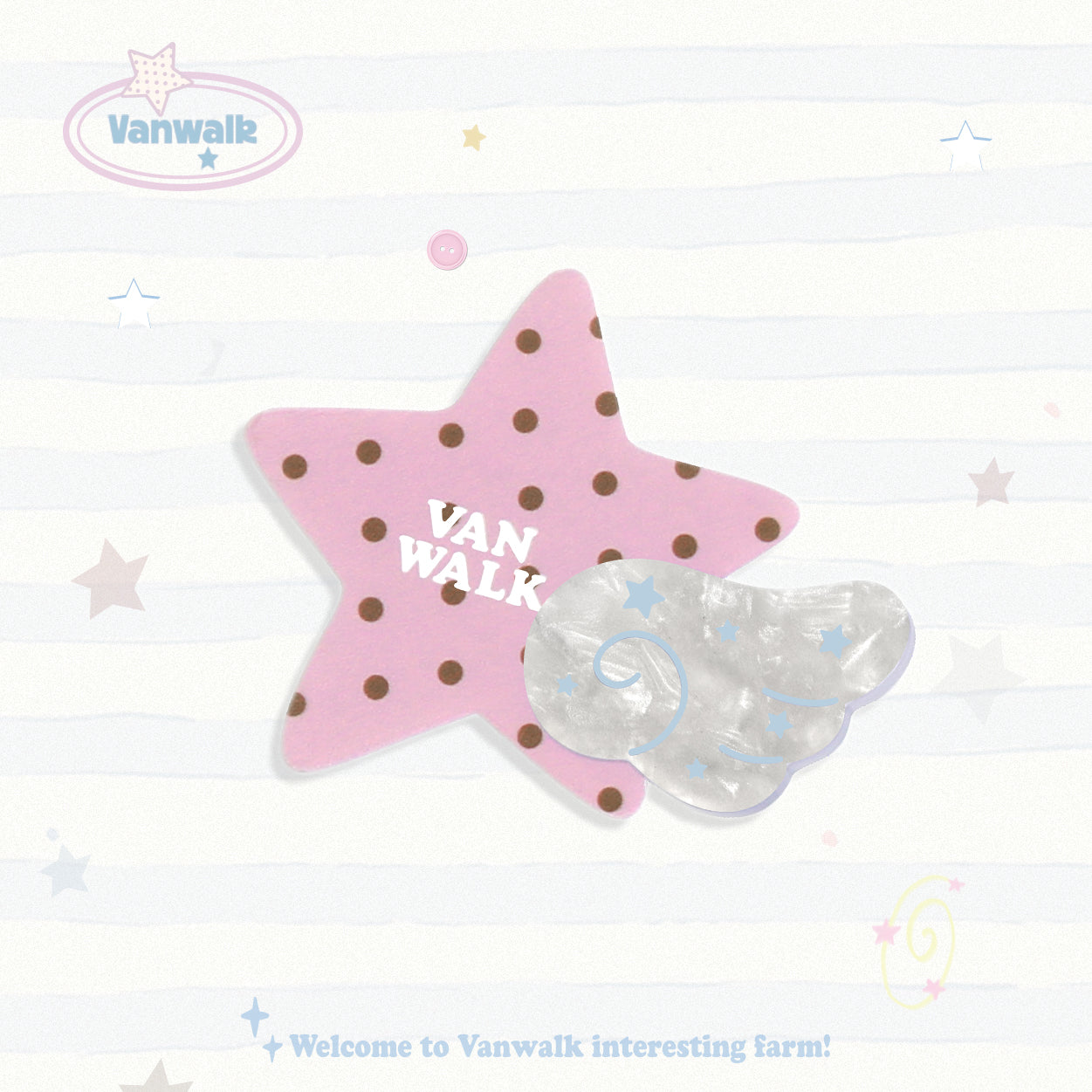 Vanwalk Journal House Dopamine Color Hair Clips | Hair Accessories | Three Fleas