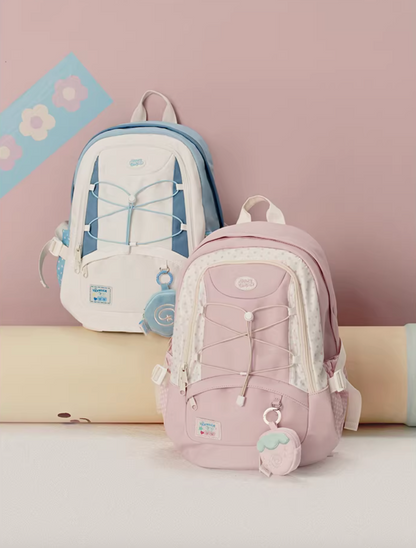 Vanwalk Journal House Drawstring Large Backpack | Bag | Three Fleas