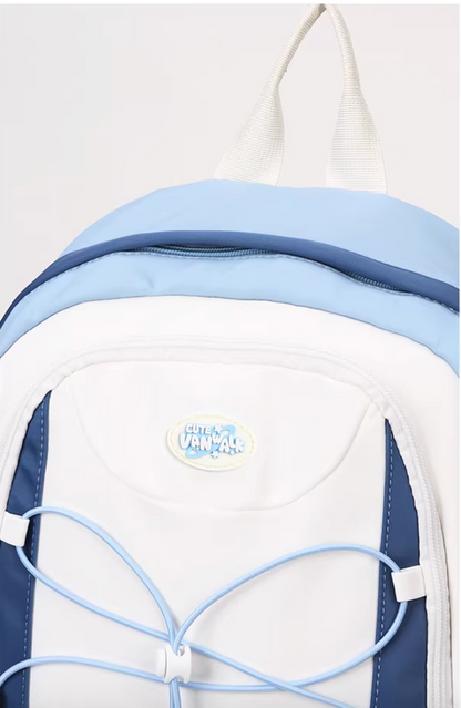 Vanwalk Journal House Drawstring Large Backpack | Bag | Three Fleas