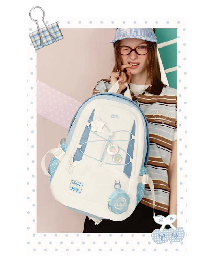 Vanwalk Journal House Drawstring Large Backpack | Bag | Three Fleas