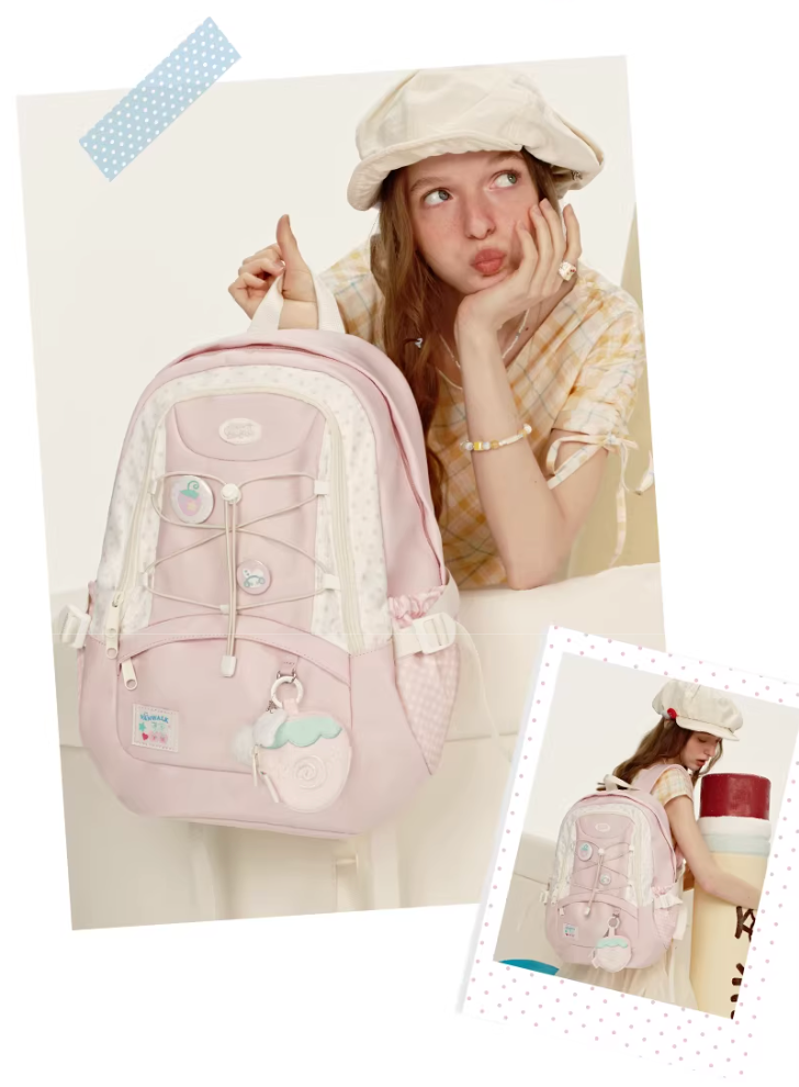 Vanwalk Journal House Drawstring Large Backpack | Bag | Three Fleas