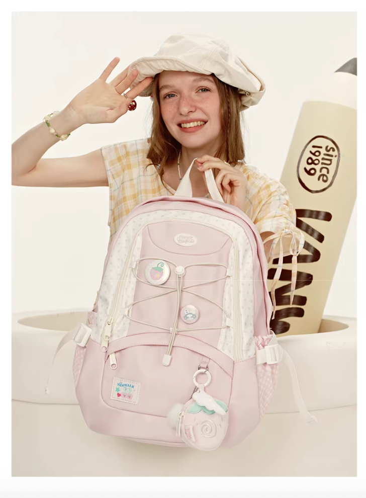 Vanwalk Journal House Drawstring Large Backpack | Bag | Three Fleas