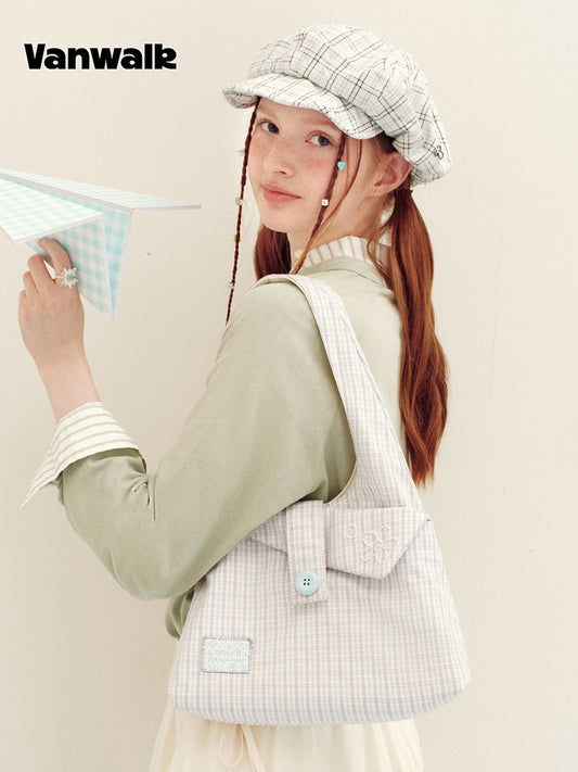 Vanwalk Journal House Dual-Side Hobo Bag