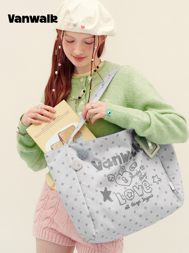Vanwalk Journal House Large Tote Shopping Bag | Bag | Three Fleas