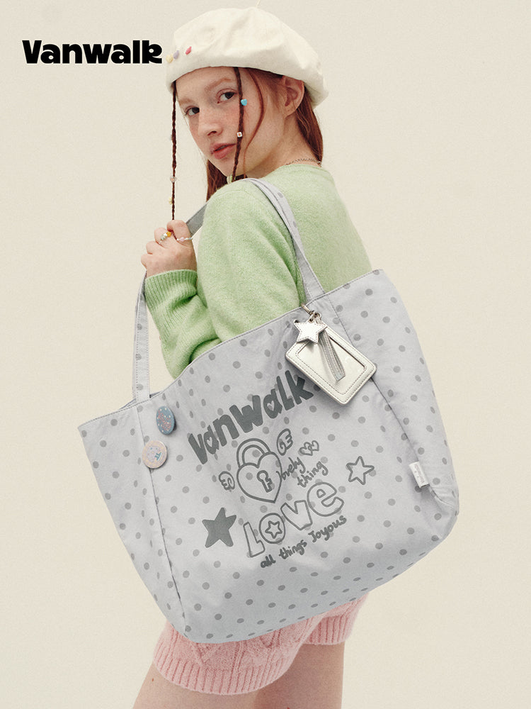 Vanwalk Journal House Large Tote Shopping Bag | Bag | Three Fleas