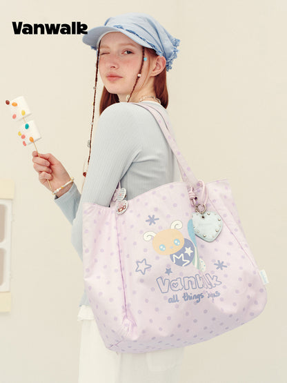Vanwalk Journal House Large Tote Shopping Bag | Bag | Three Fleas