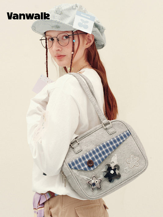 Vanwalk Journal House Plaid Decor Small Ita Bag | Bag | Three Fleas