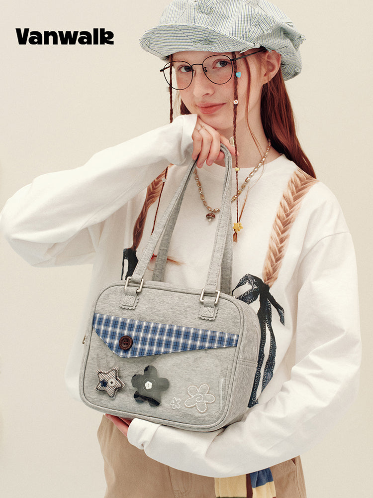 Vanwalk Journal House Plaid Decor Small Ita Bag | Bag | Three Fleas