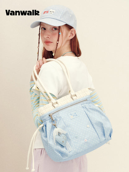 Vanwalk Journal House Polka Dots Shoulder Bag
