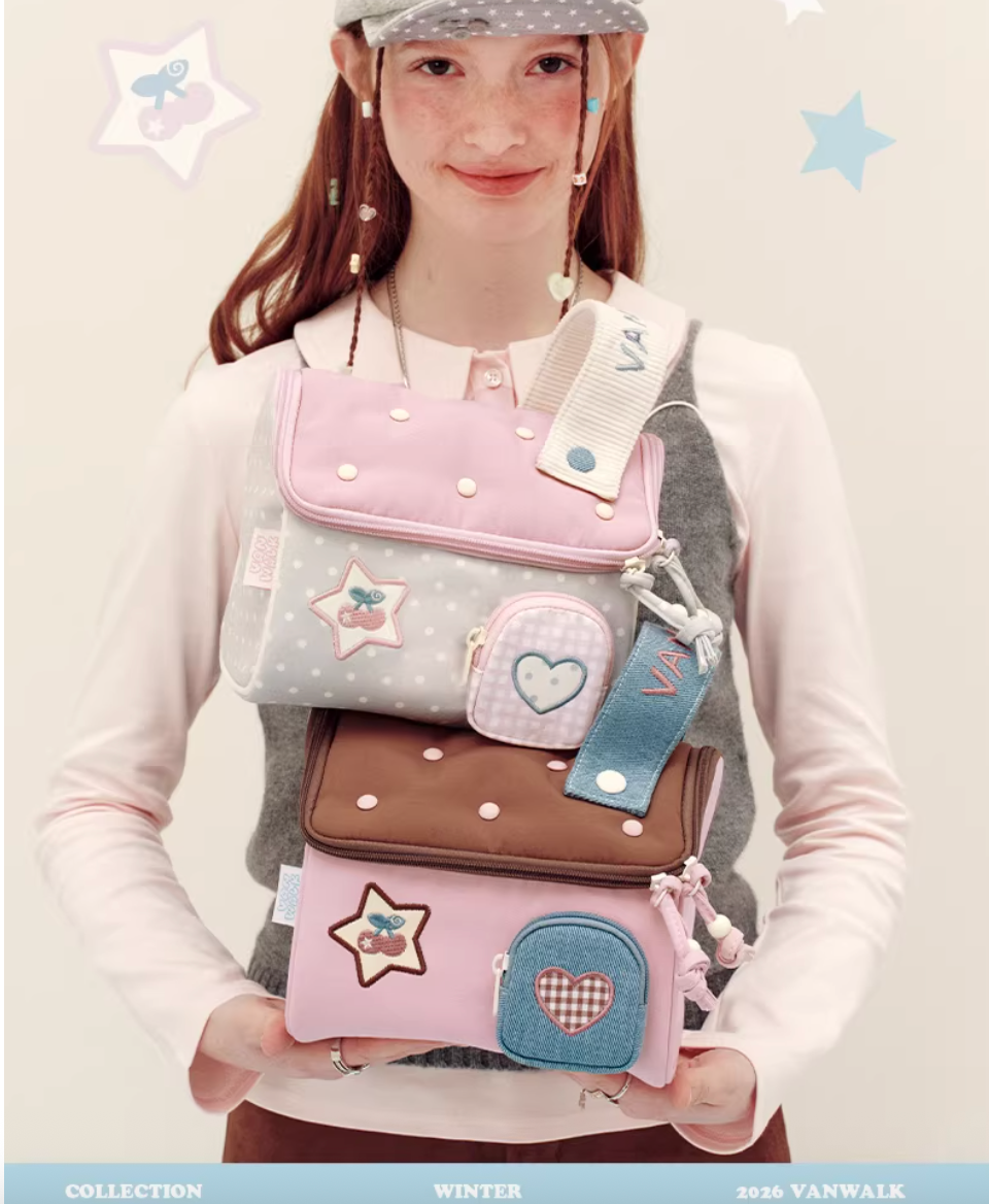 Vanwalk Journal House Portable Makeup Pouch | Bag | Three Fleas