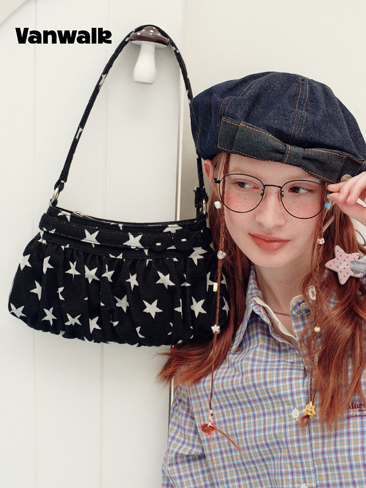 Vanwalk Journal House Stars Cloud Shoulder Bag