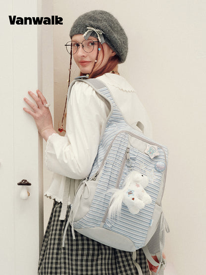 Vanwalk Journal House Stars Ruffles Backpack